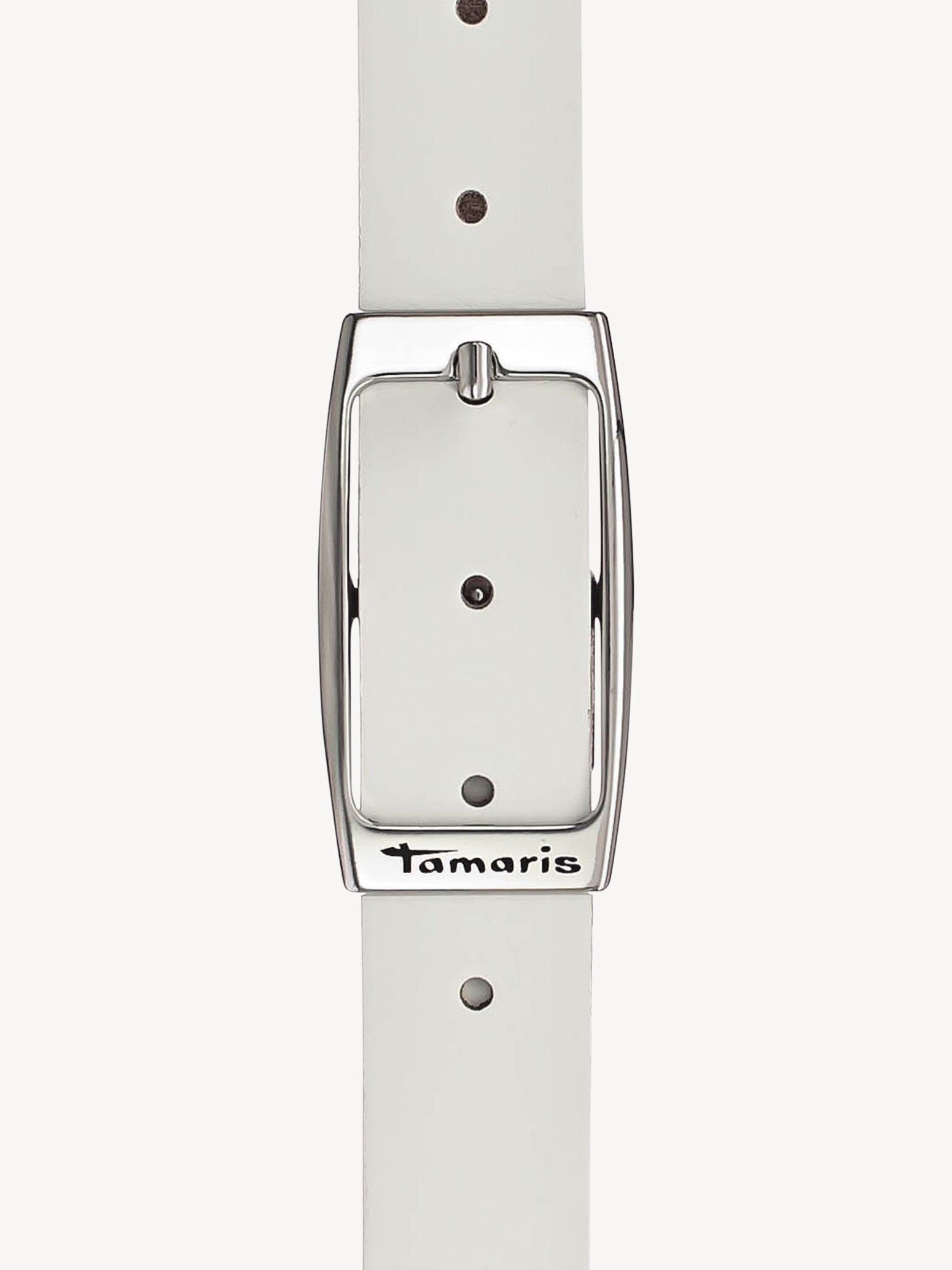 Ceinture en cuir - blanc