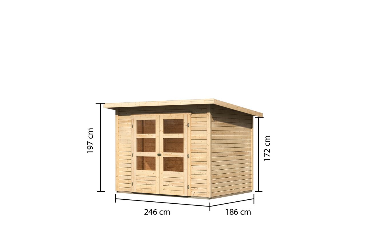 Karibu Gartenhaus Lene