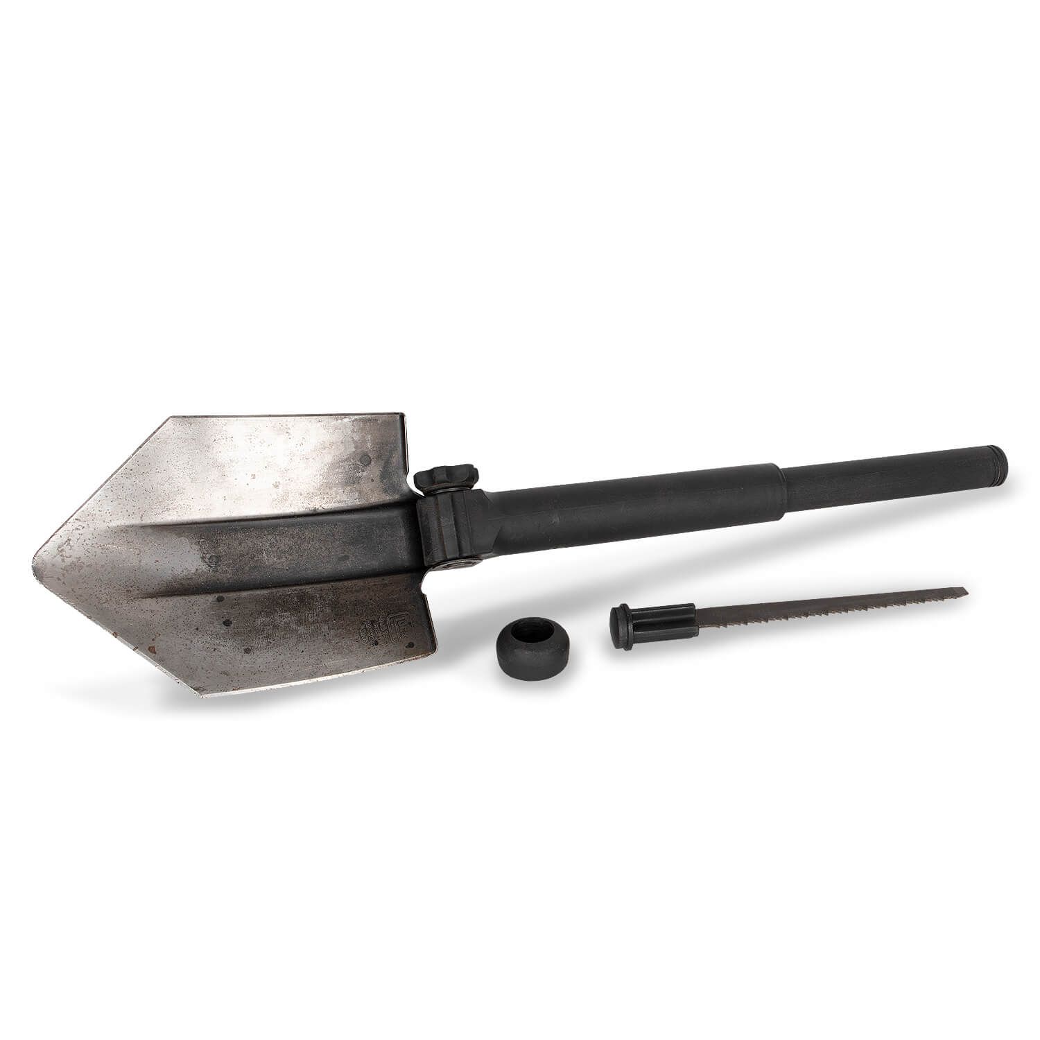 Dän. Feldspaten mit Säge Original gebraucht