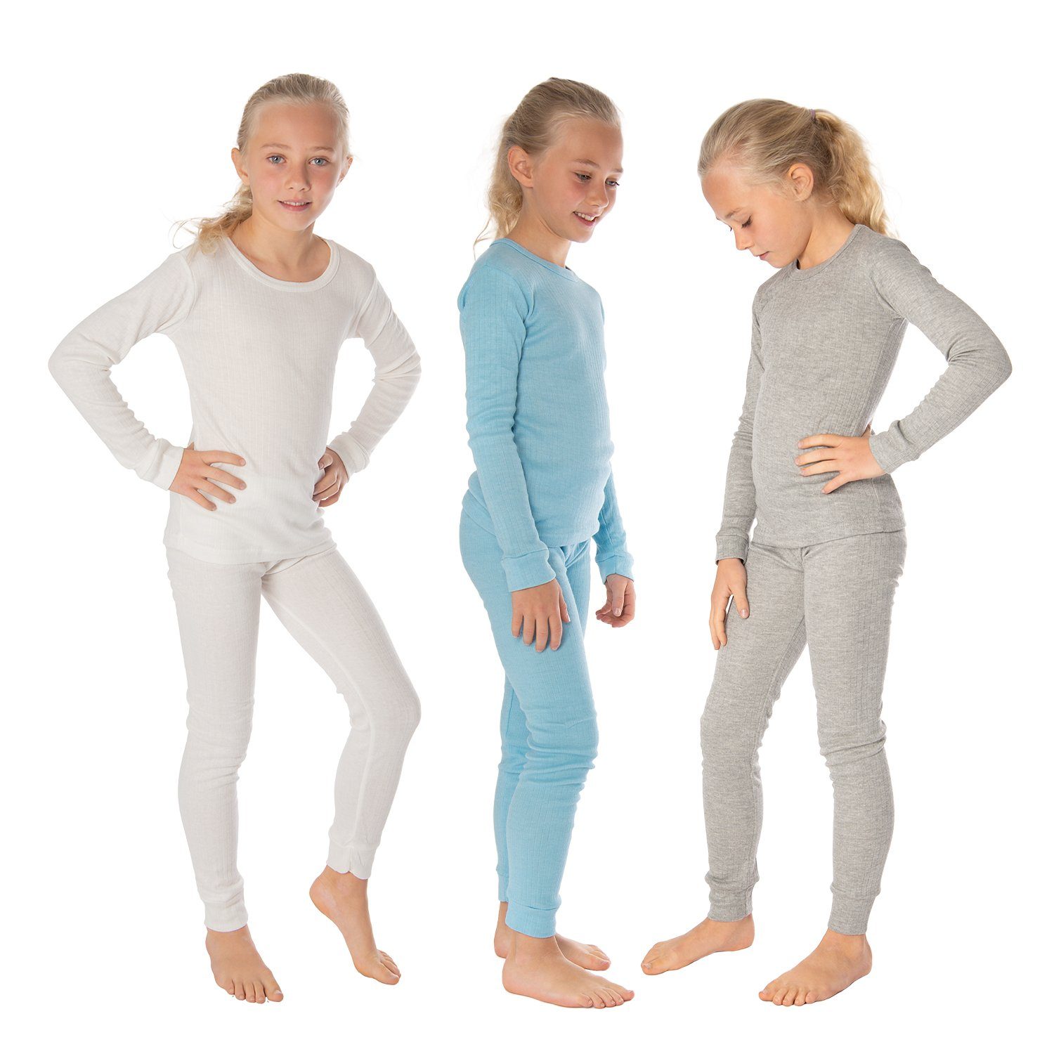 Black Snake Thermounterhemd cuddle (6-St) Set mit Kinder Thermounterhosen