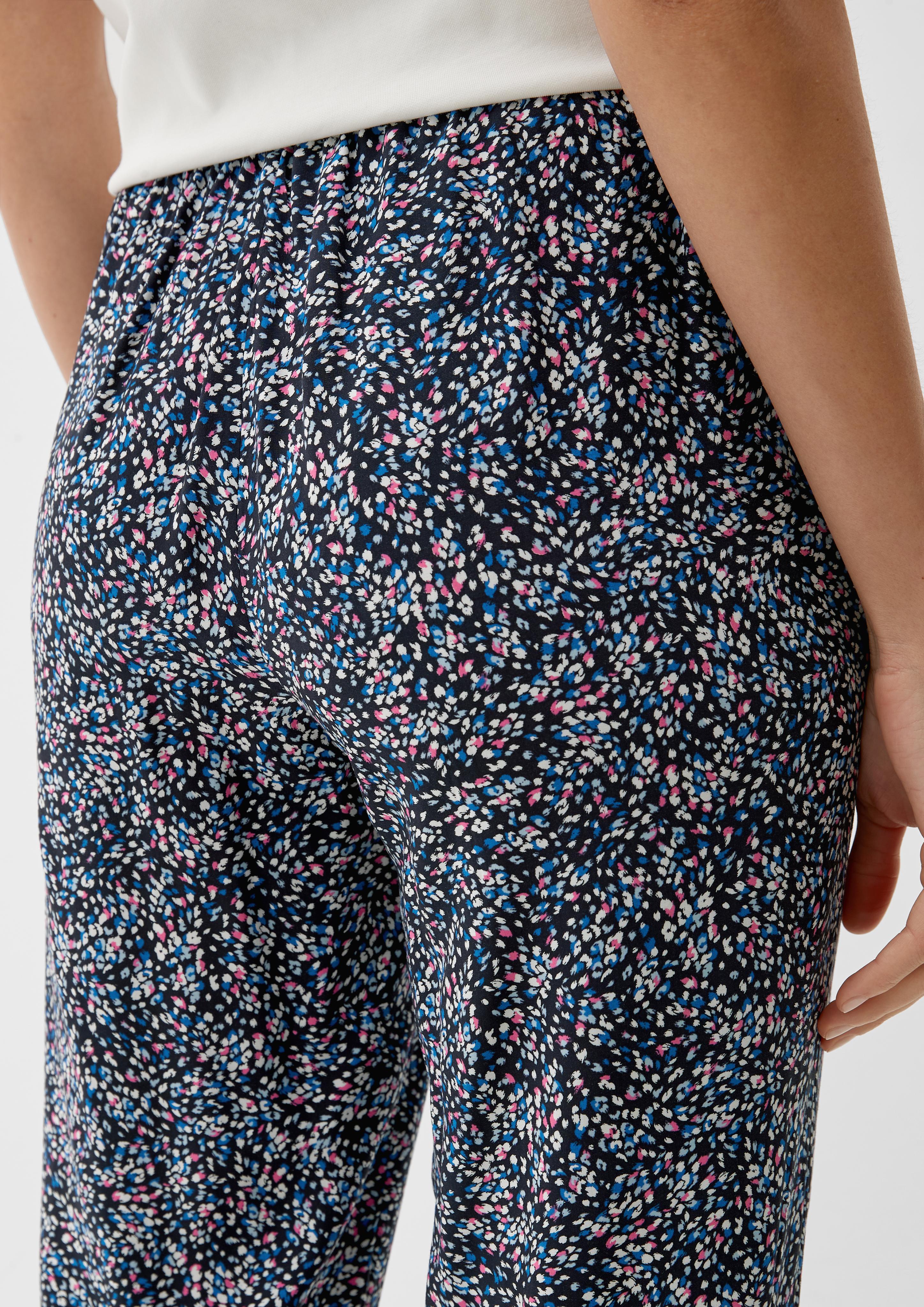 Relaxed: Hose aus reiner Viskose  2132619-59B6