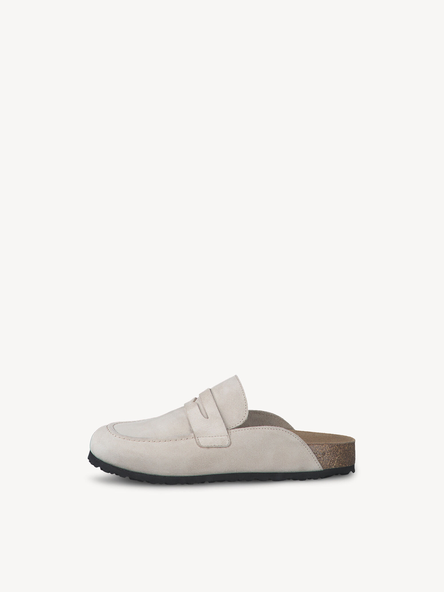 Mule en cuir - beige