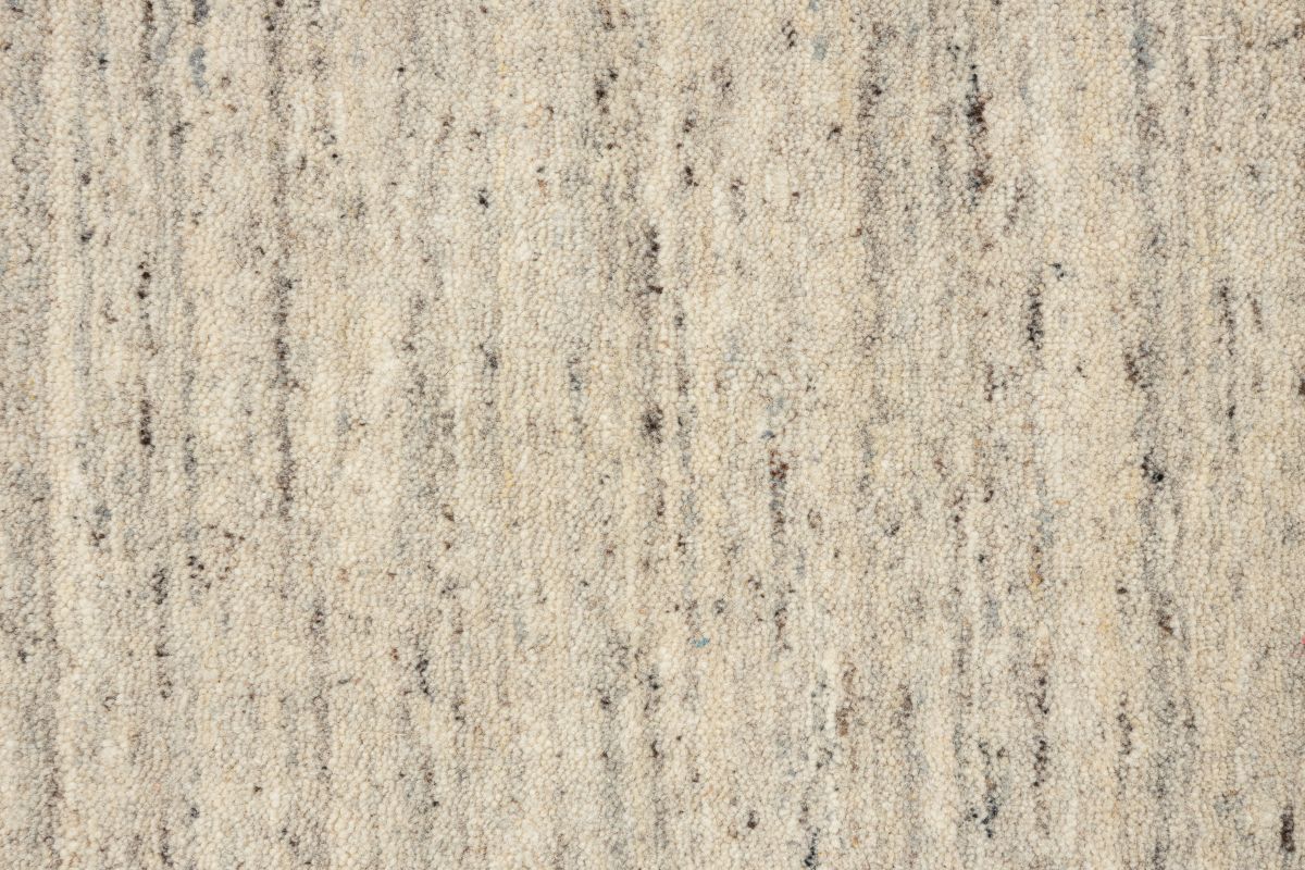 Handloom aus Indien Pure uni Grey 170 x 240 cm