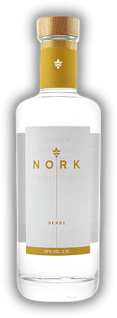 NORK Derbe NORK Derbe Dieser Doppelkorn ist eine echte Aroma-Keule mit derbe viel Geschmack. 0,5	 Liter - Vol 39%