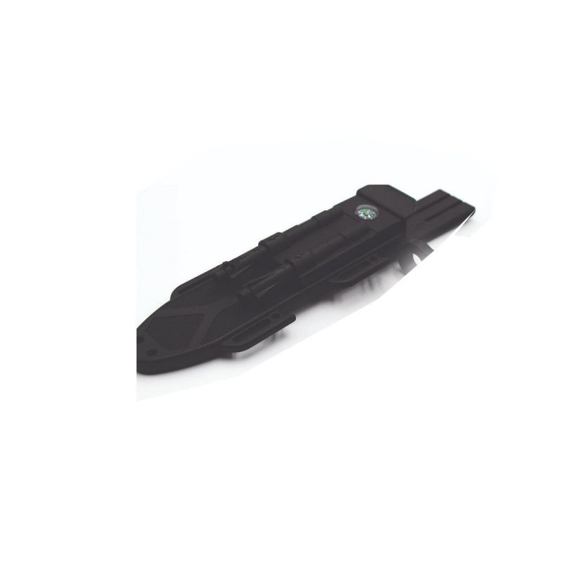 Humvee Next Generation Survival Knife Serrated Black KFXB-01