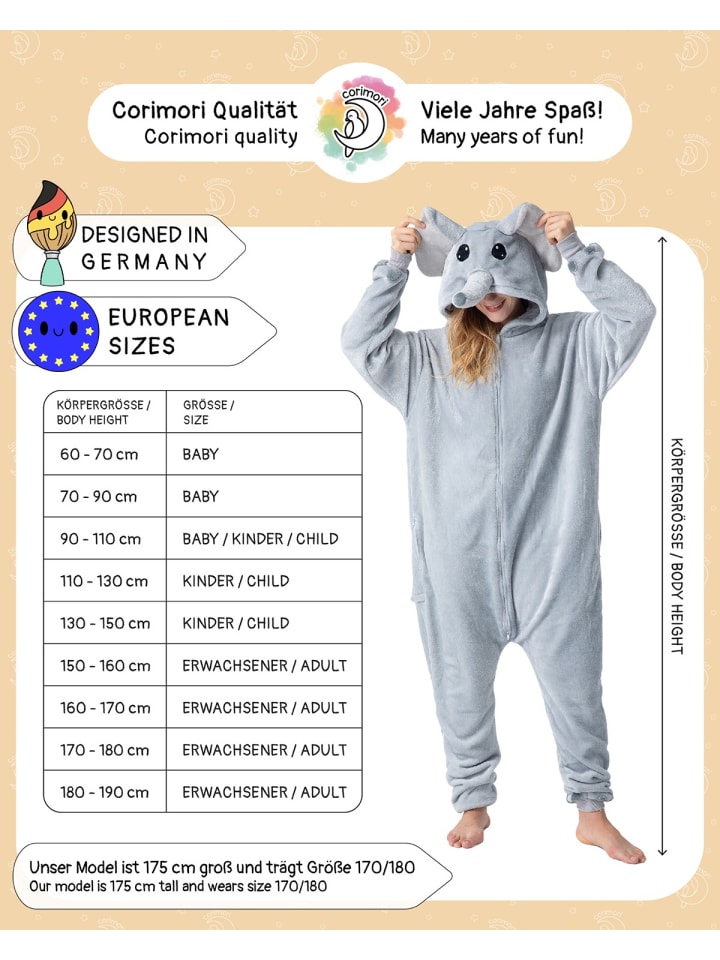 Corimori Onesie Kostüm 