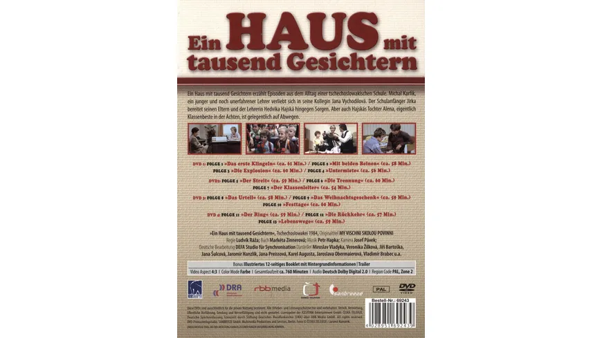 Ein Haus mit tausend Gesichtern  [4 DVDs]
