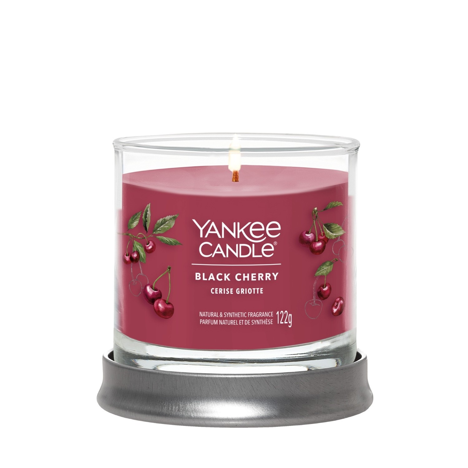 Świeca YANKEE CANDLE mała w kubku o zapachu wiśni kwaśnej