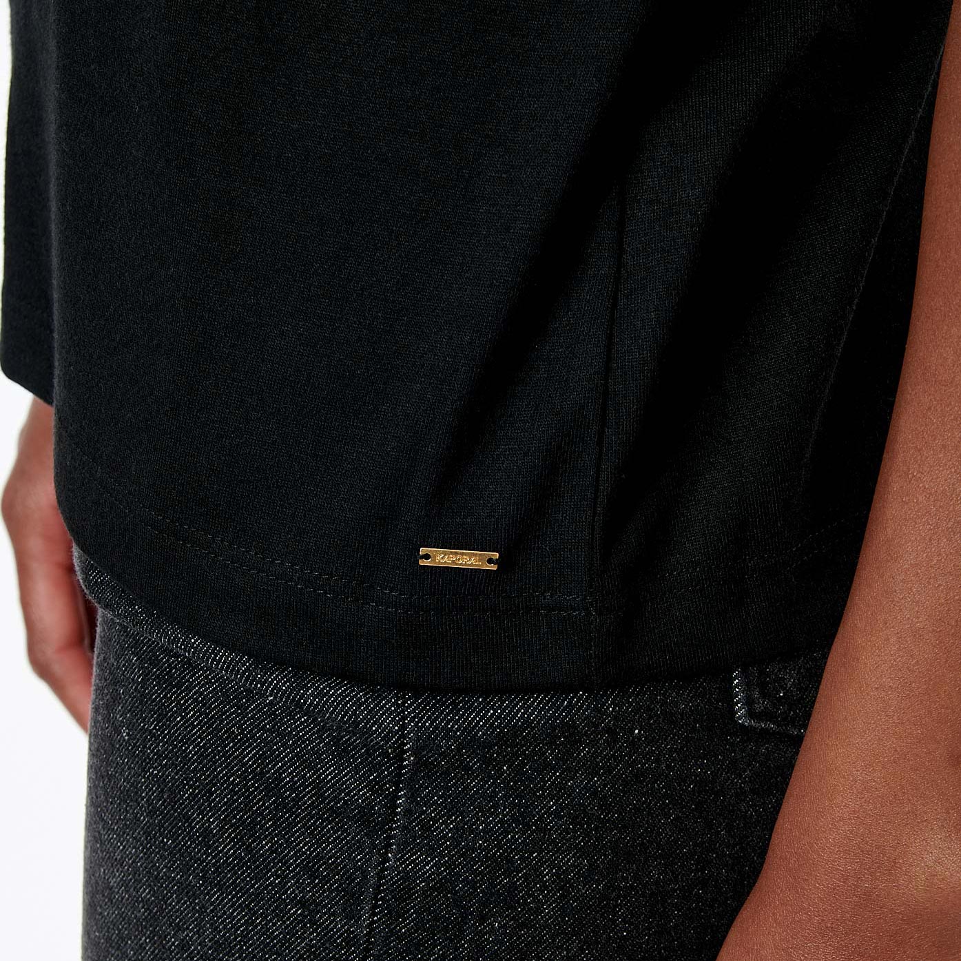 LOVLY  T-shirt noir femme
