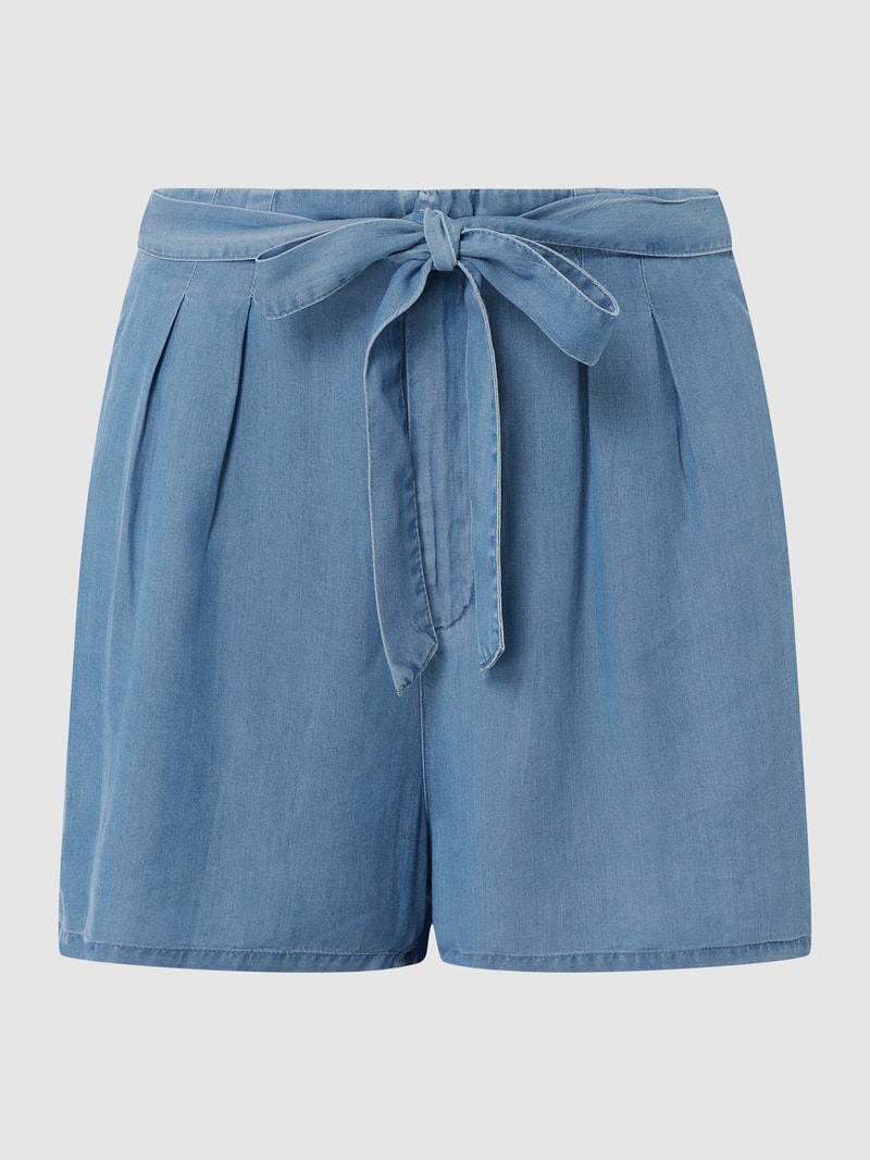 PLUS SIZE Shorts aus Lyocell Modell 'Mia' in hellblau