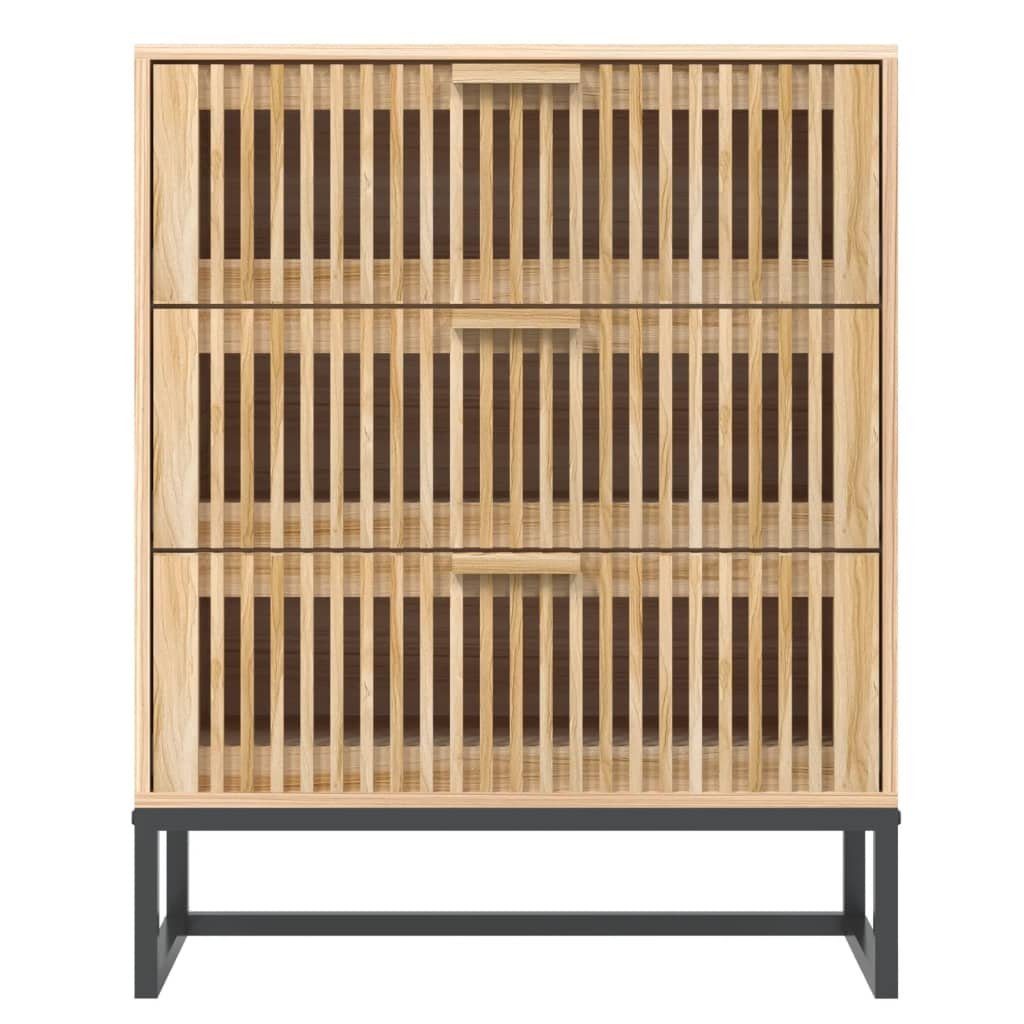 vidaXL Fächerschrank Sideboard 60x30x75 cm Holzwerkstoff (1-St)