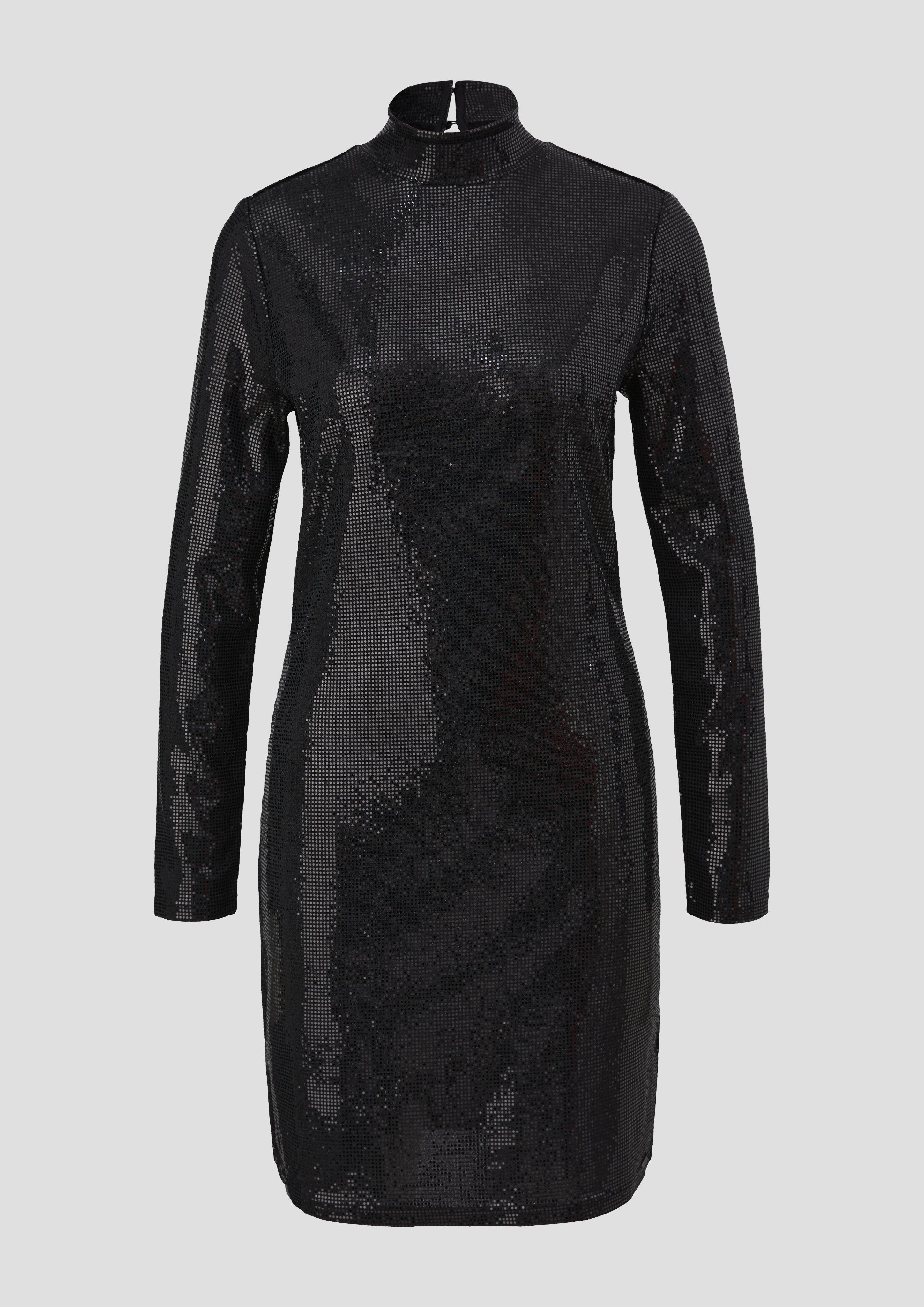 Jerseykleid mit Pailletten  2137471-9999