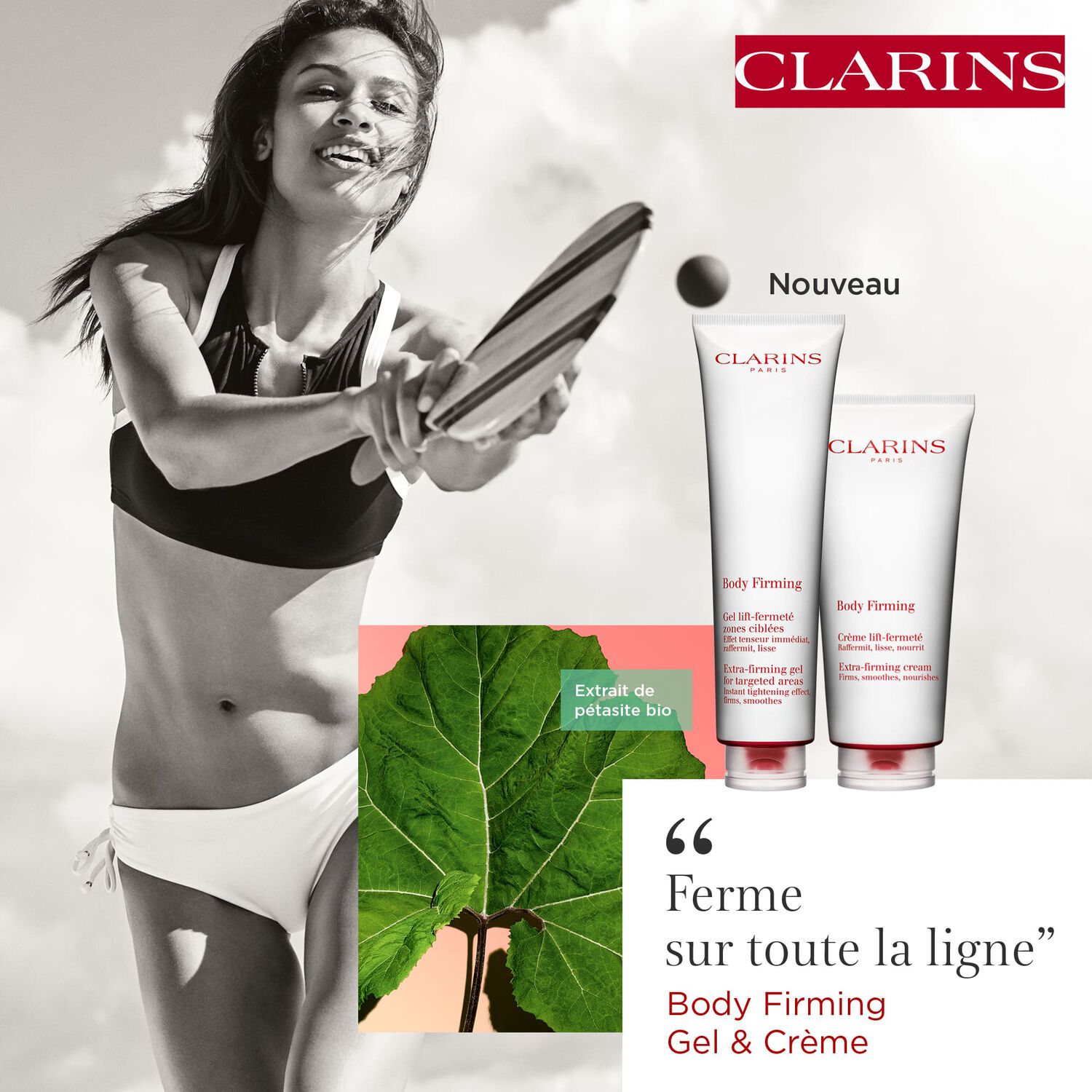 Clarins Body Firming Crème lift-fermeté Raffermit, lisse, nourrit