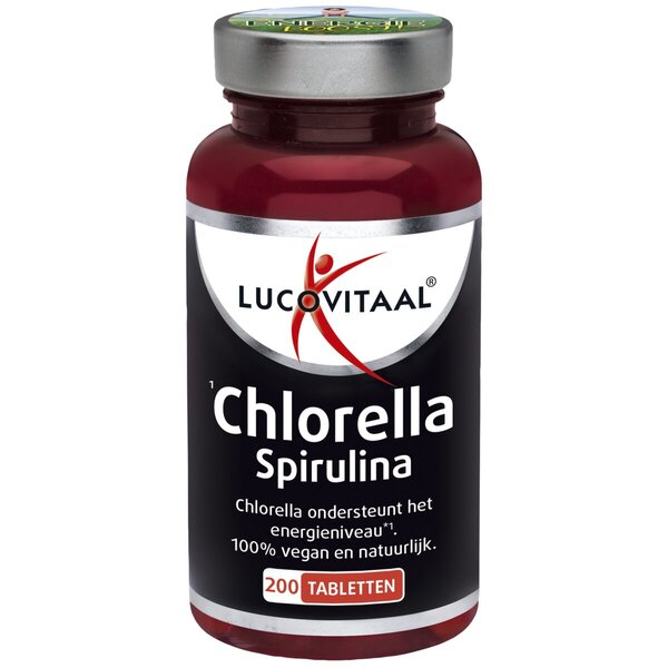 Lucovitaal kapsule Chlorella Spirulina 200 kosov