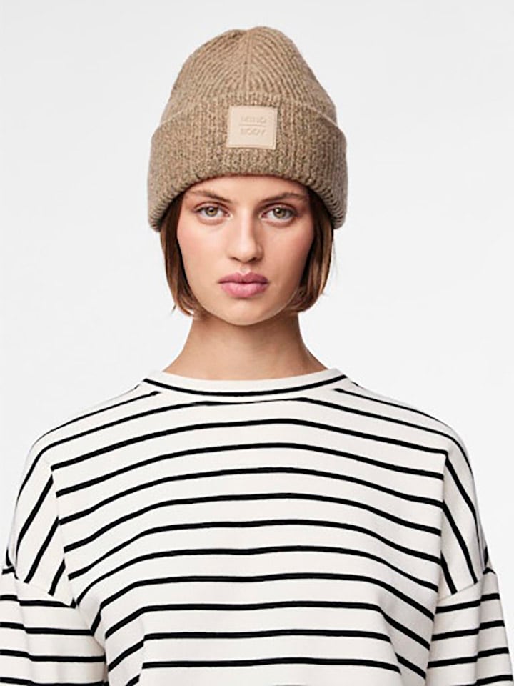 Pieces Beanie in Braun günstig kaufen onesize