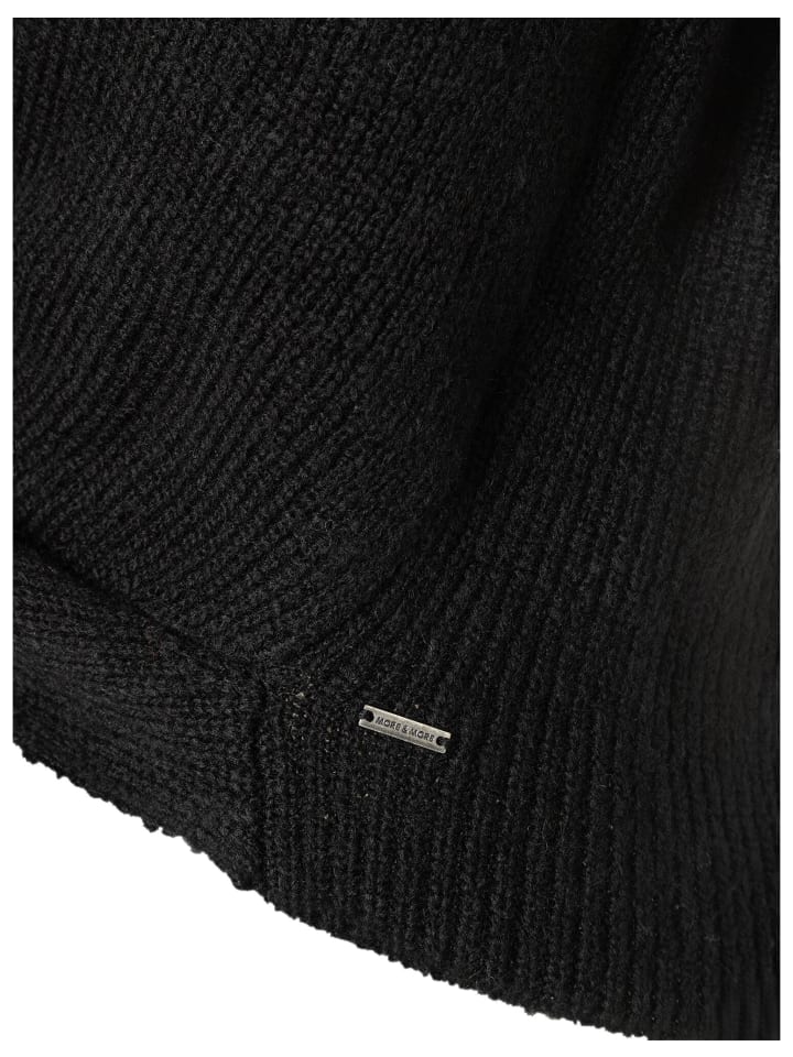 More & More Strickpullover in schwarz günstig kaufen