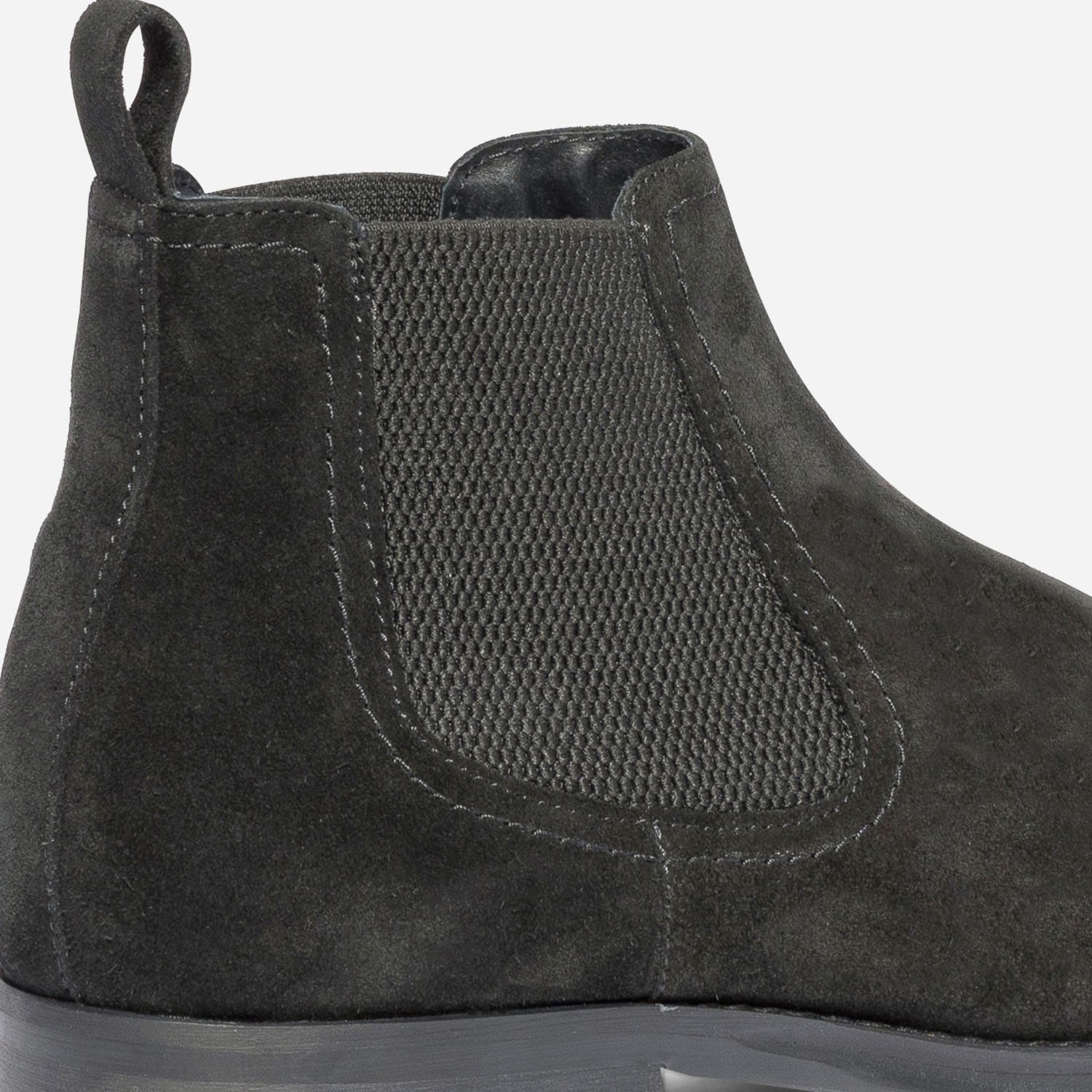 Chelsea boots cuir velours