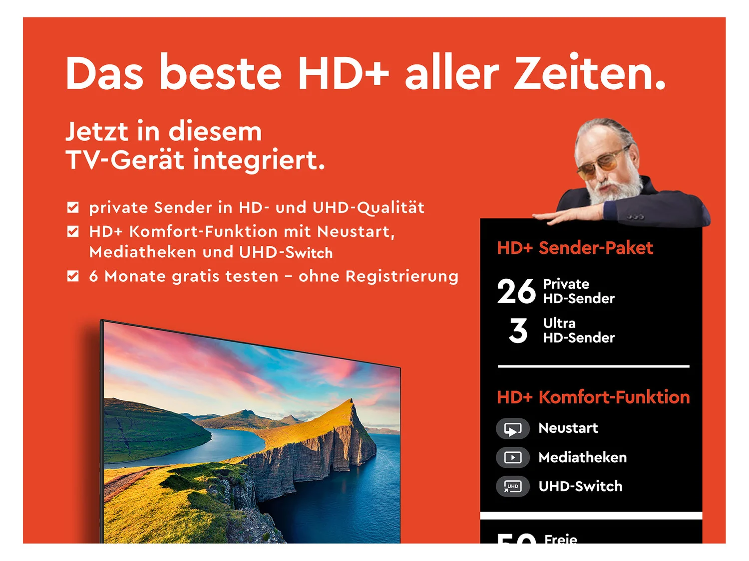 TELEFUNKEN »QU43-65K800« QLED Fernseher Smart TV 4K UHD mit Dolby Vision HDR