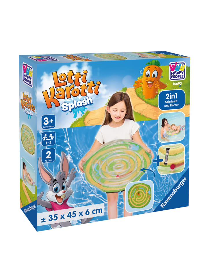 Happy People Lotti Karotti Kinderluftmatratze - Das flotte Hasenlabyrinth in mehrfarbig günstig kaufen onesize