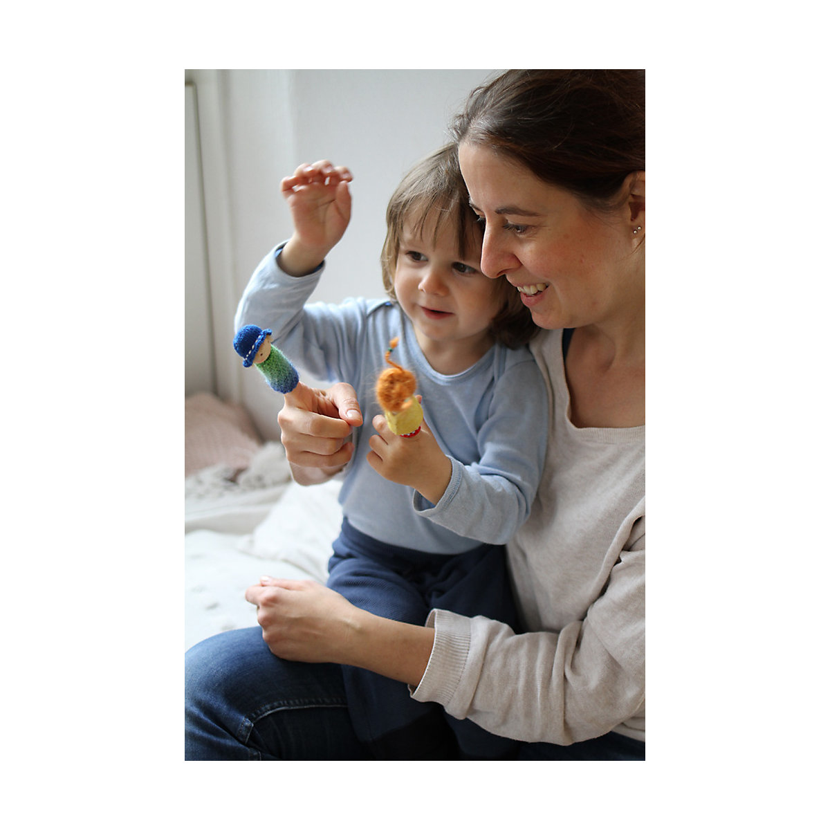 Fingerpüppchen häkeln und nähen