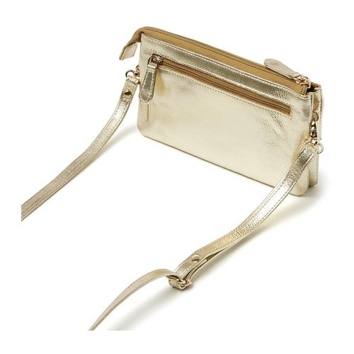 Embreagem dR Amsterdam Metallics Light Gold