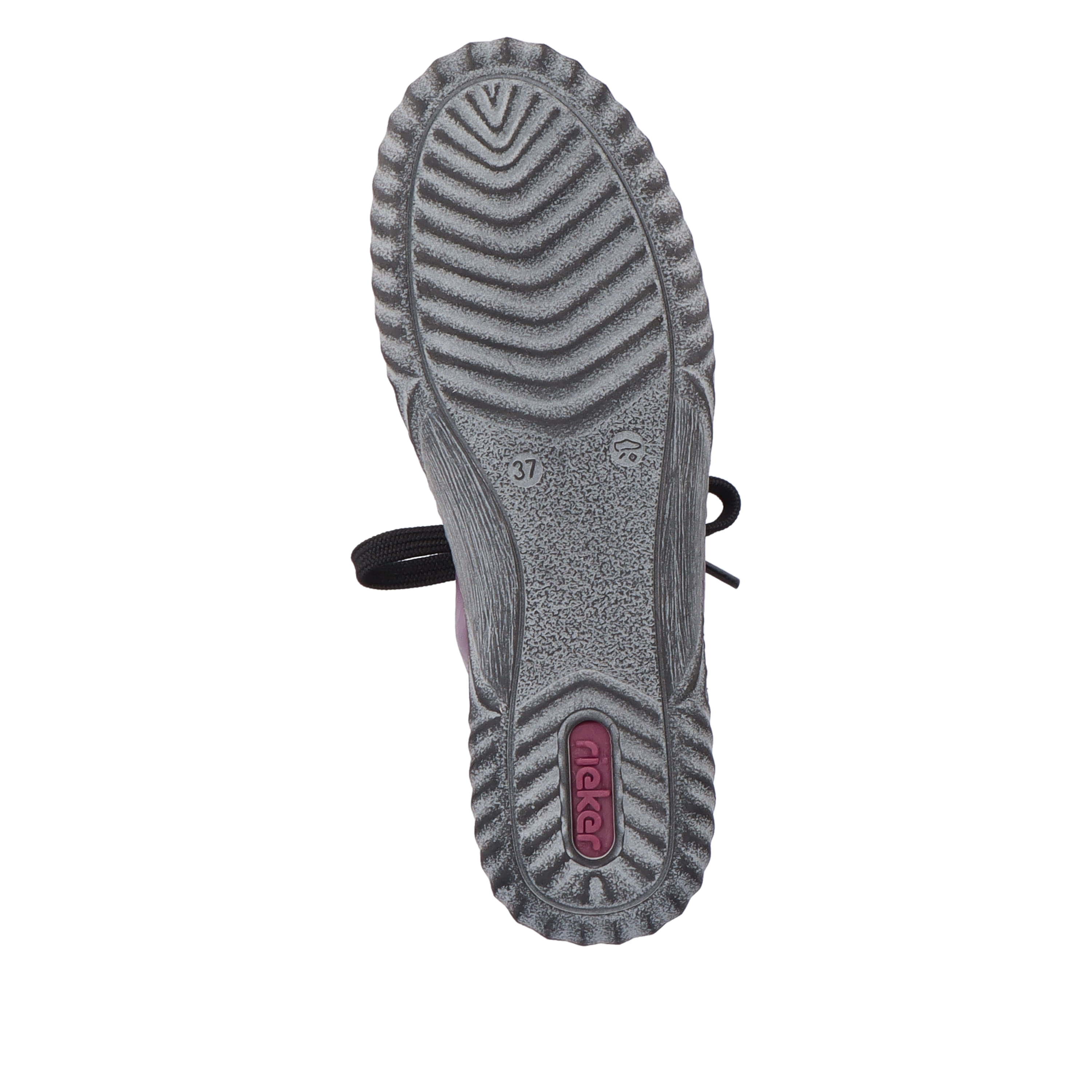 Rieker Damen Schnürstiefel aubergine-schwarz