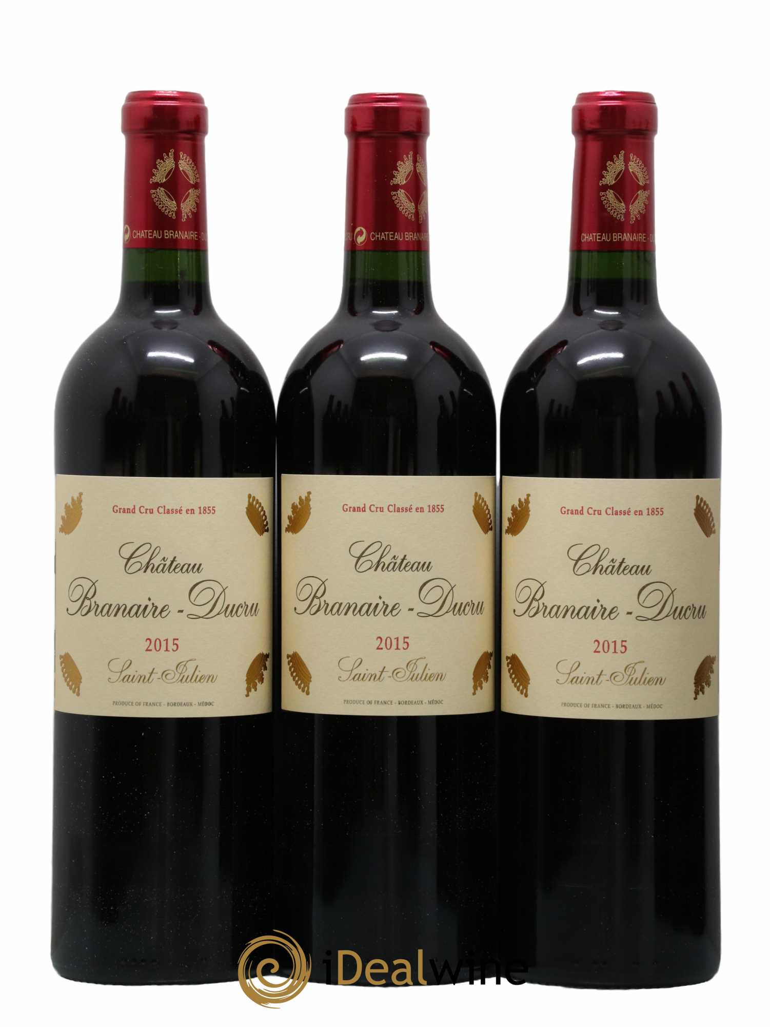 Château Branaire Ducru 4ème Grand Cru Classé  2015 - Lot de 12 Bouteilles