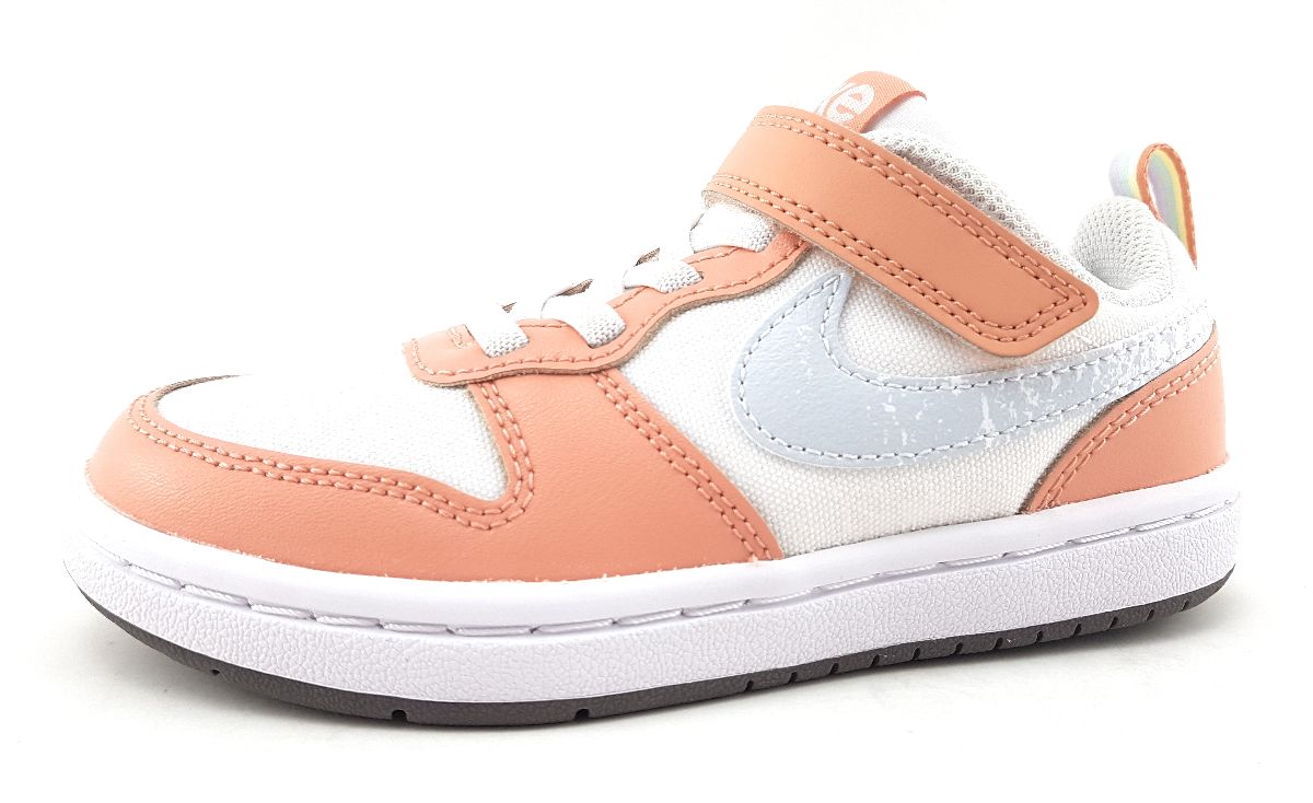 Nike Court Borough Low 2SE1PSV DM1217-100 Weiß 100 white rose