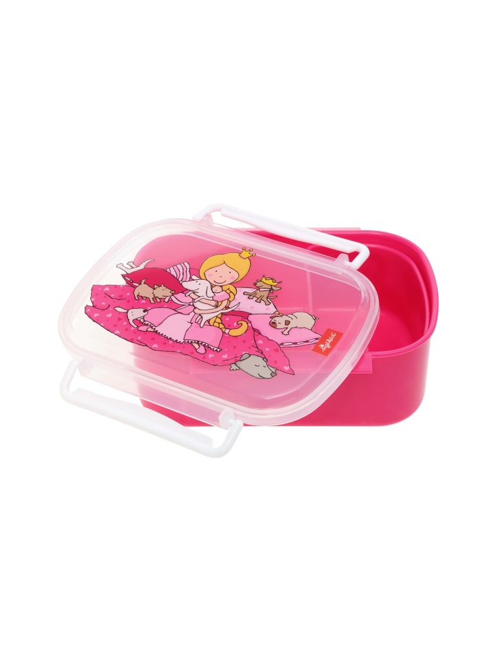 Sigikid Brotdose Lunchbox mit Rohkostschälchen in pink günstig kaufen onesize