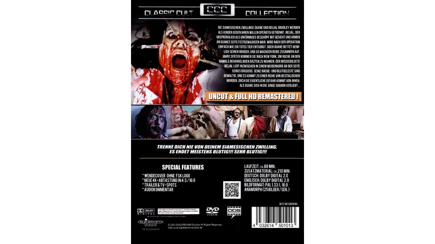 Basket Case - Der unheimliche Zwilling - Classic Cult Collection  (uncut)