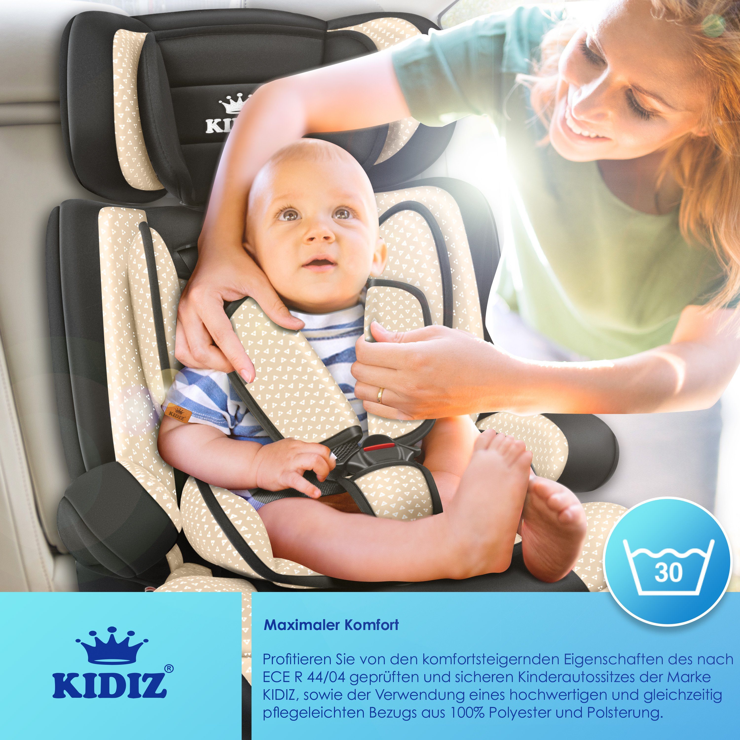 KIDIZ Autokindersitz, Autokindersitz Kindersitz Kinderautositz Autositz Sitzschale