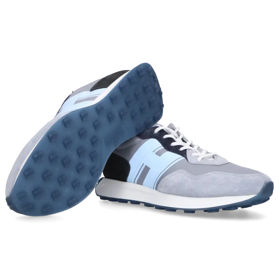 Hogan - Sneaker low H601 Veloursleder - grau