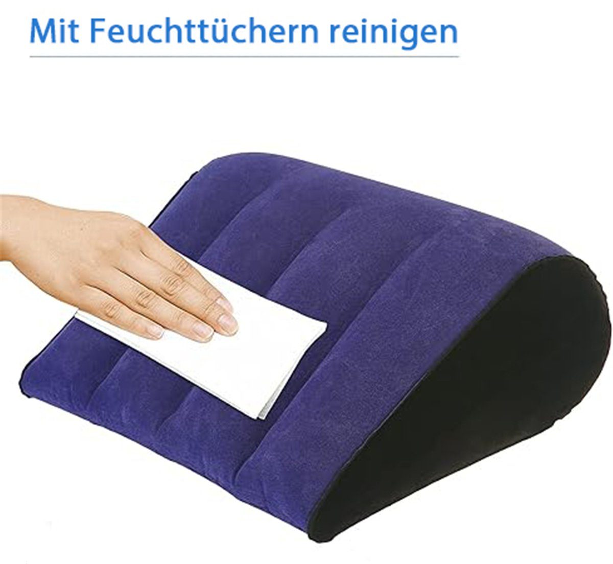 VOCTVTB Haltungskissen Taillenpolster, dreieckig, faltbar, lochloses Sexspielzeug für Paare, 1-tlg.