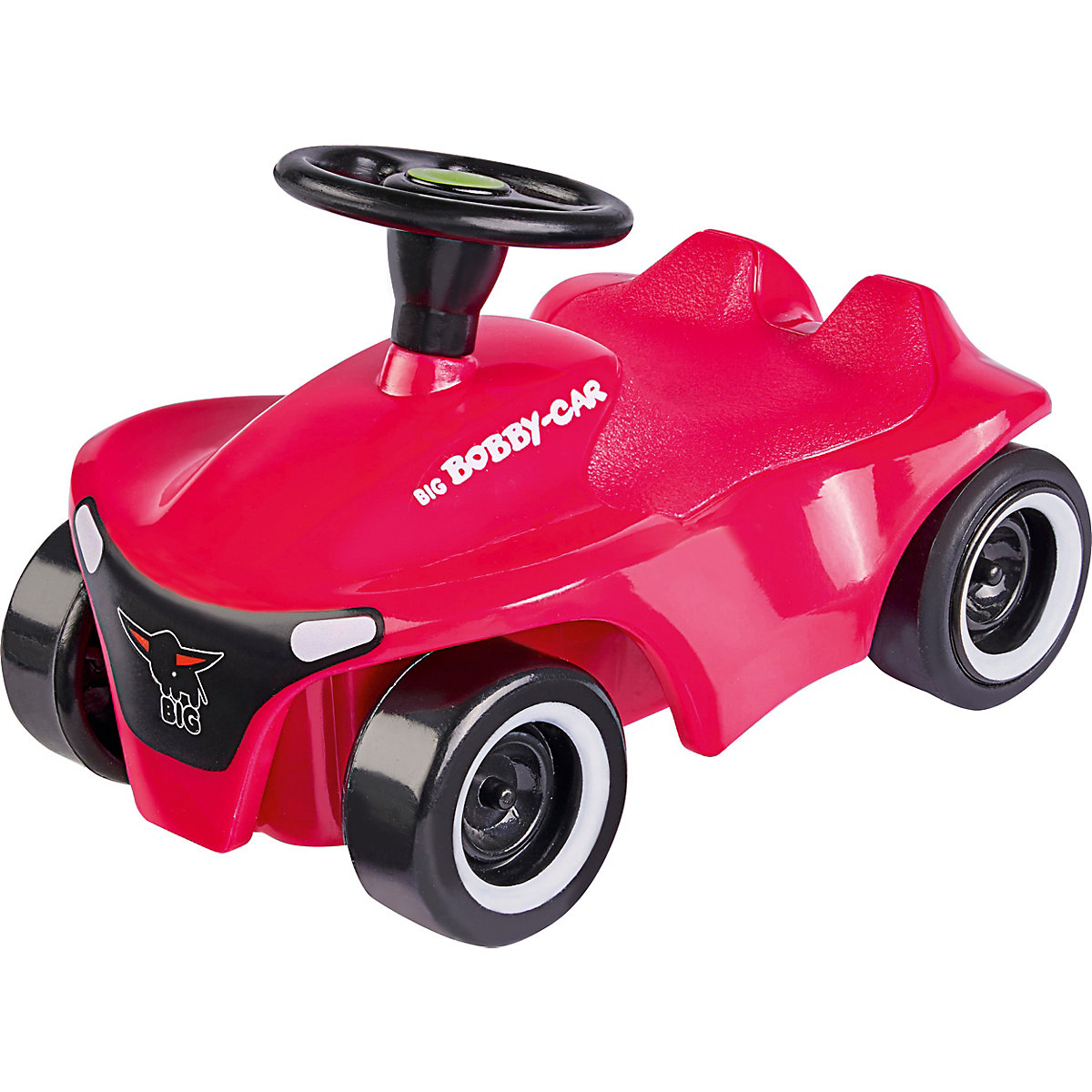 BIG Mini Bobby Car Neo, Miniaturausgabe mit Rückzugsmotor, 4-fach sortiert
