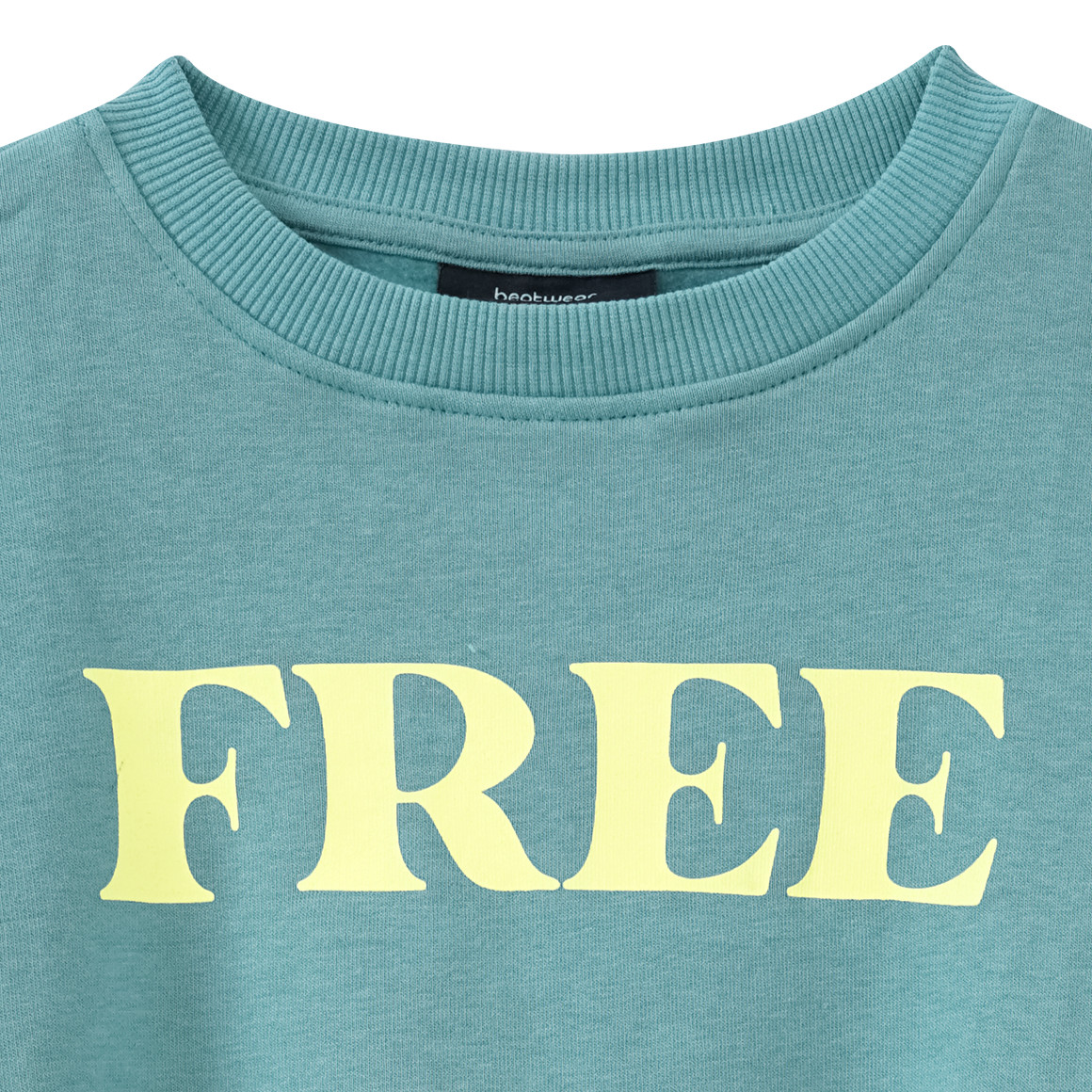 Mädchen Sweatshirt im Cropped-Look