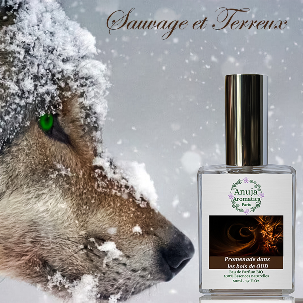 anuja aromatics Promenade dans les Bois de Oud Eau de Parfum Bio aux Essences 100 % Naturelles
