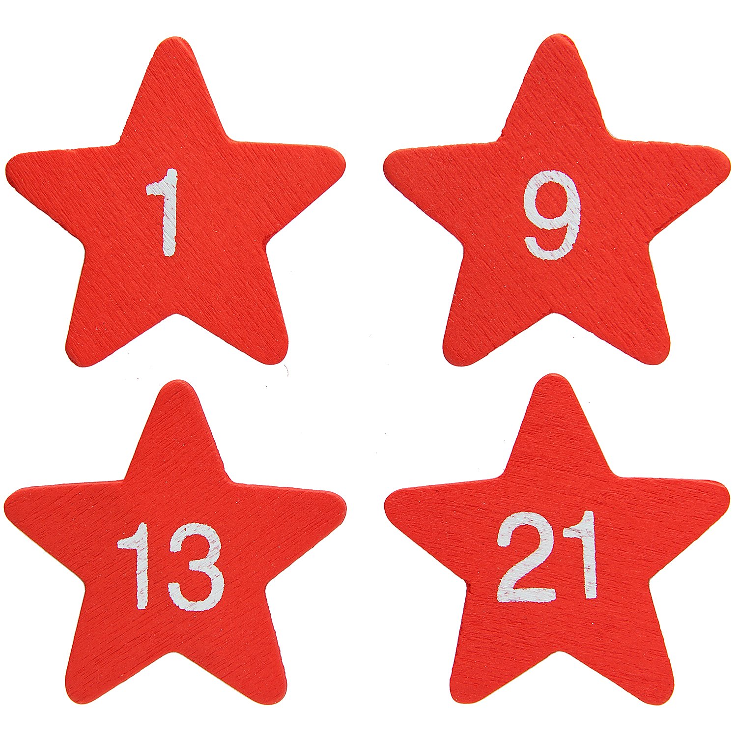 Adventskalender-Zahlen 