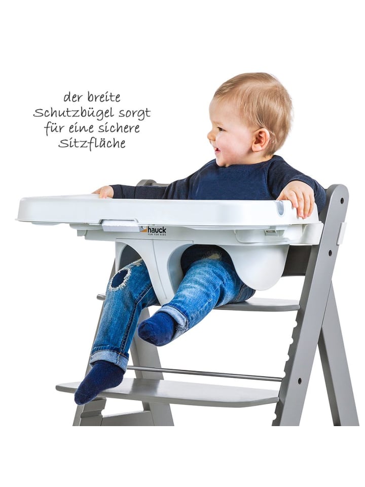 Hauck Alpha Tray - 2-teiliges Essbrett & Tisch für Alpha in weiss günstig kaufen onesize