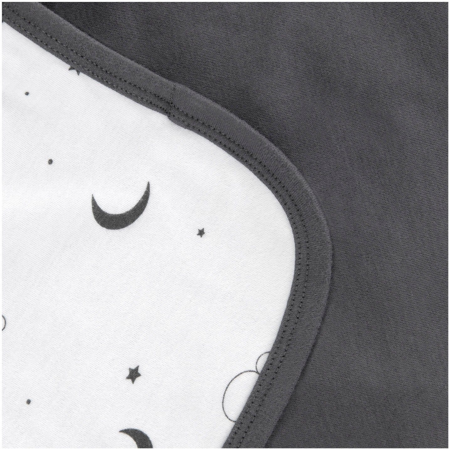 Babydecke Baby Einschlagdecke, Snuggle N Dream Mickey Mouse Anthracite, Hauck, mit Kapuze