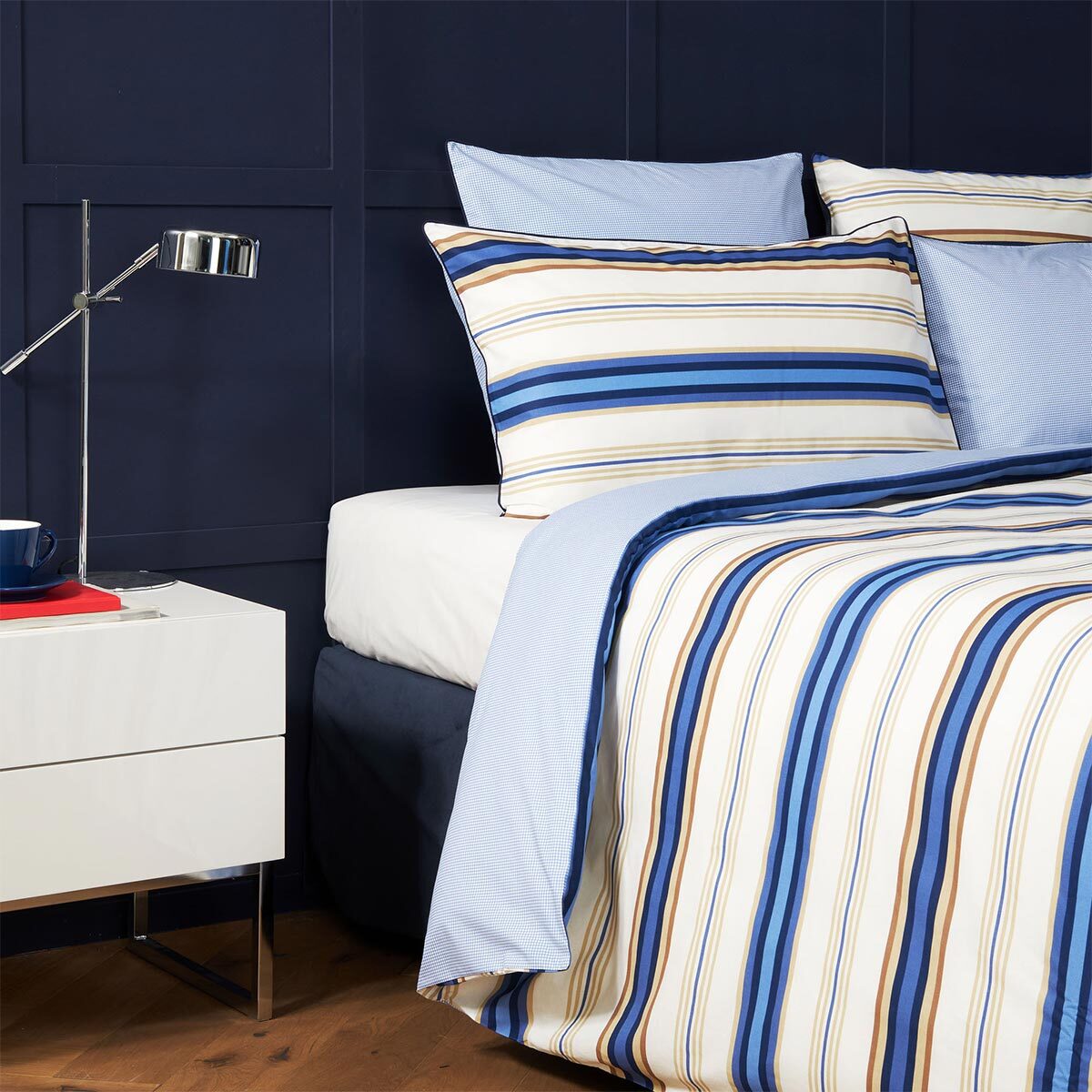Tommy Hilfiger Mako Satin Bettwäsche Landscape ocean