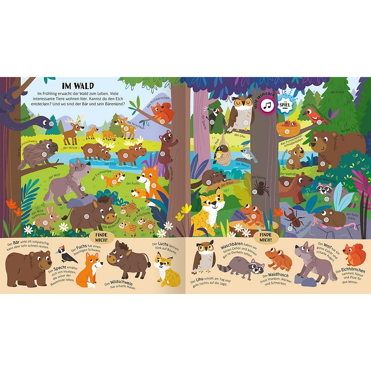 Mein riesengroßes Soundbuch Tiere