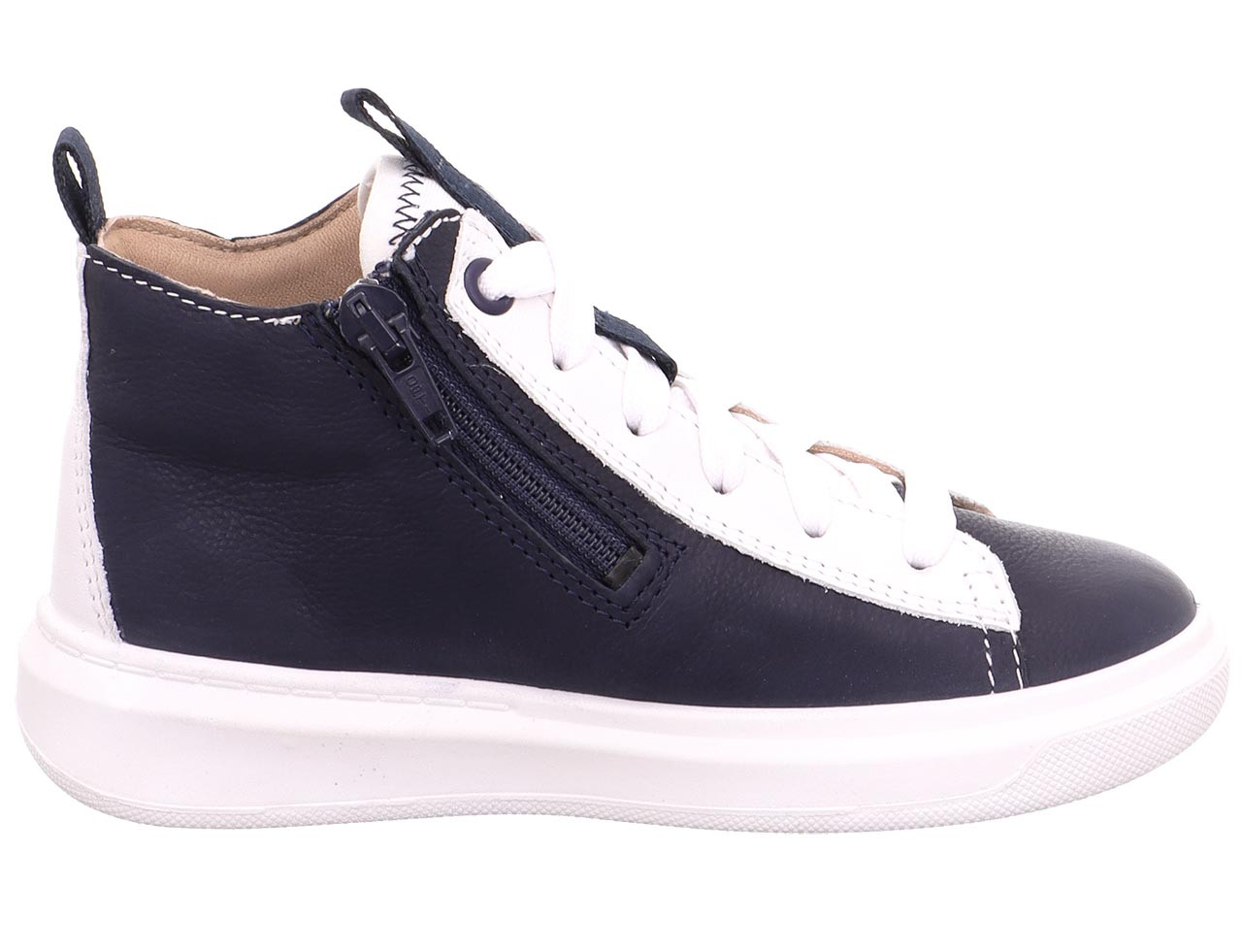 COSMO - Blau/WeißSneaker high mit Schnürung