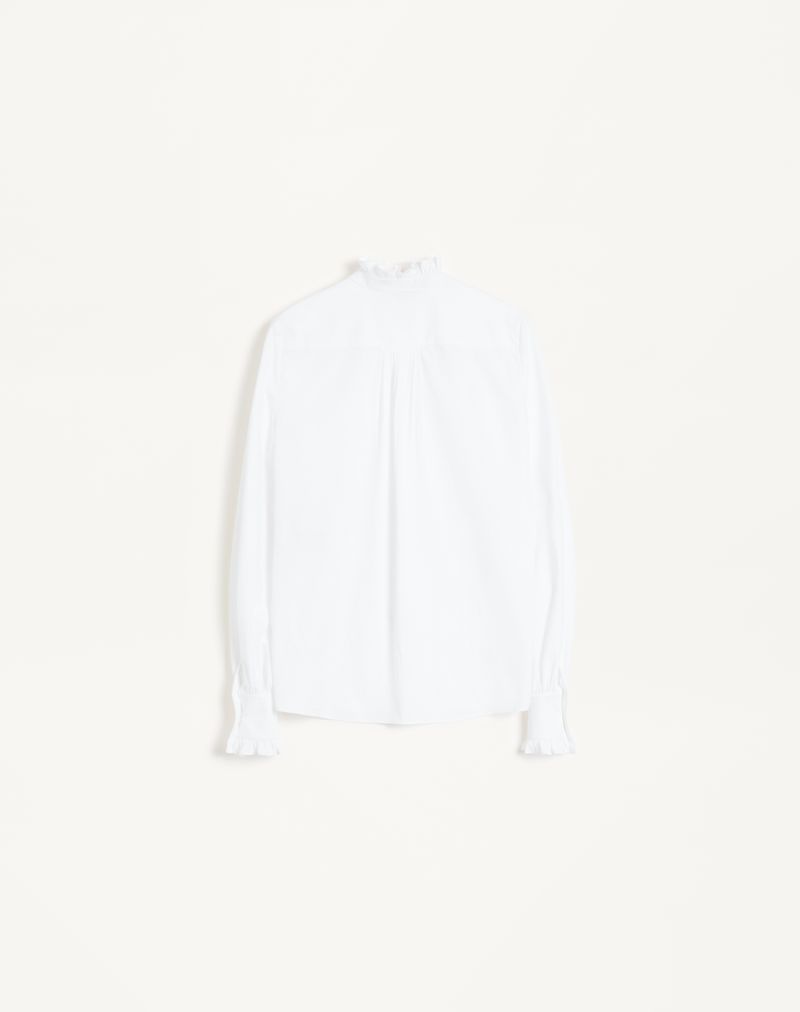 Camisa de algodão popeline