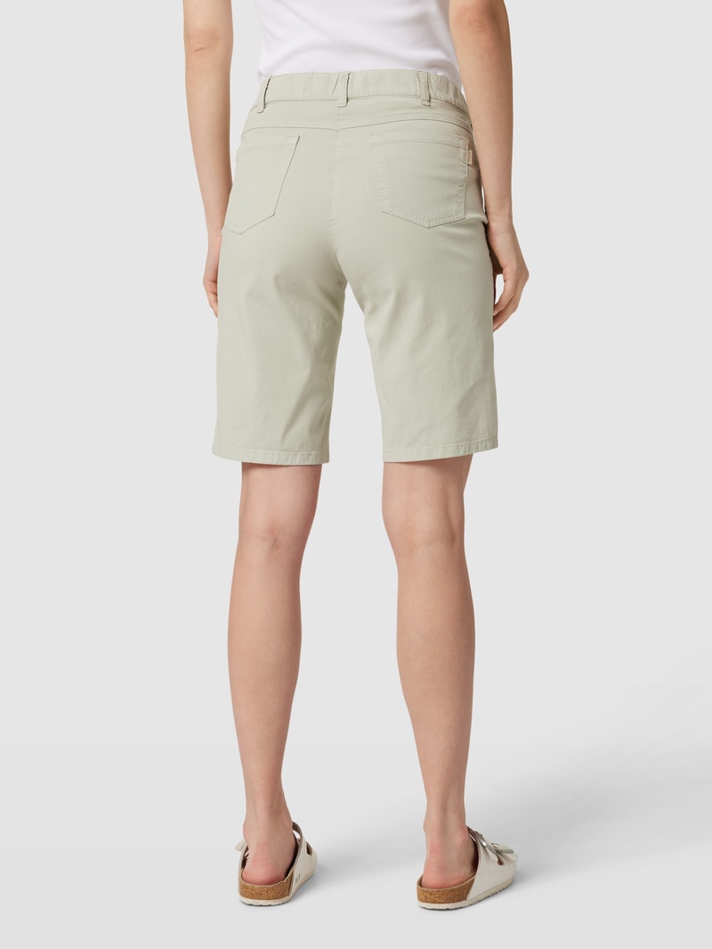 Bermudas im 5-Pocket-Design Modell 'GRETA' in grün