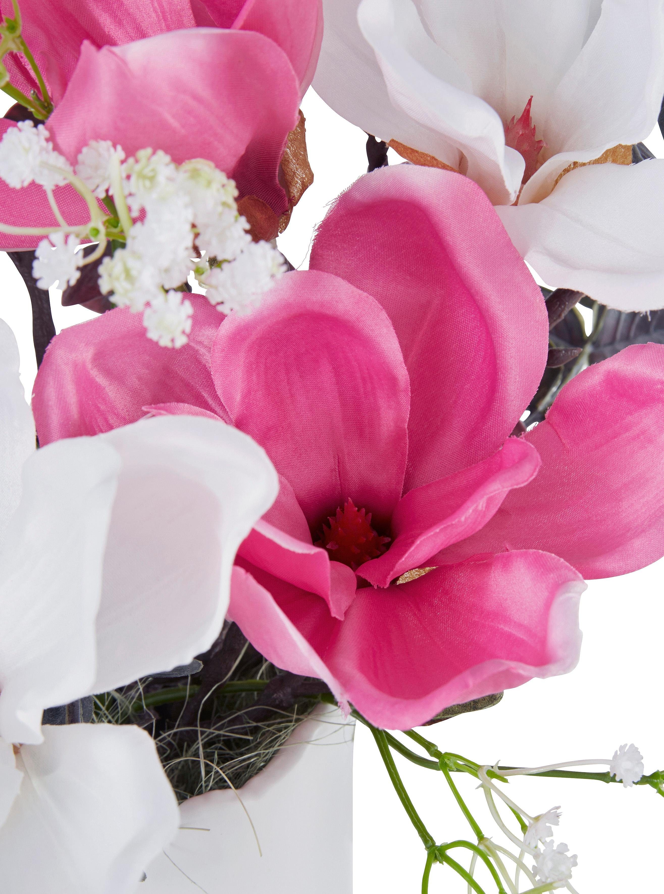 Kunstpflanze Magnolien Magnolie, I.GE.A., Höhe 45 cm