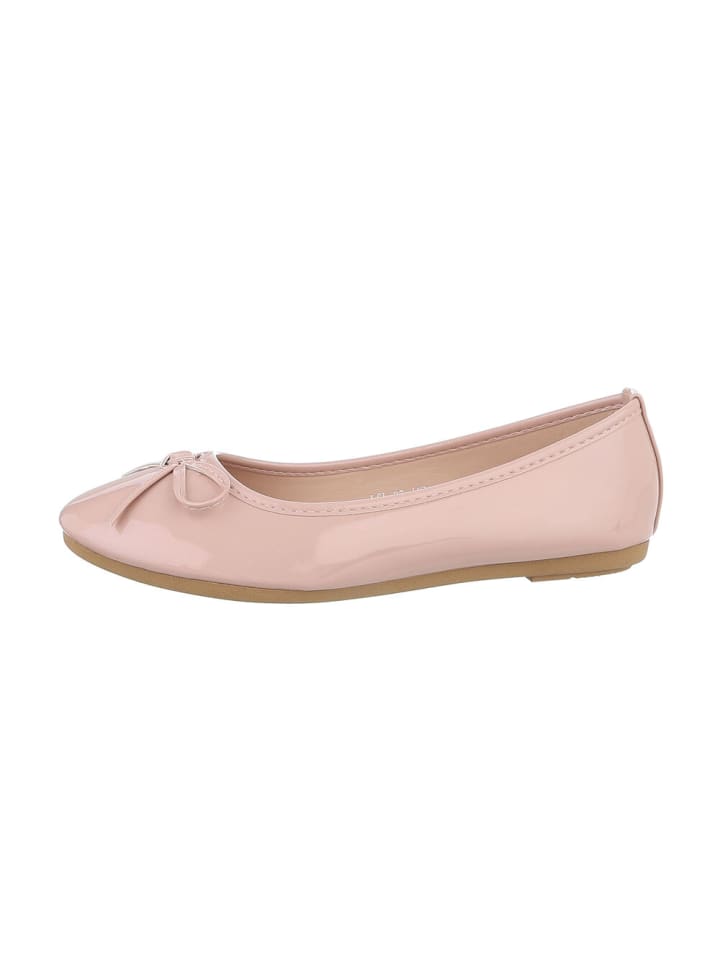 Ital-Design Ballerina in Hellbraun günstig kaufen