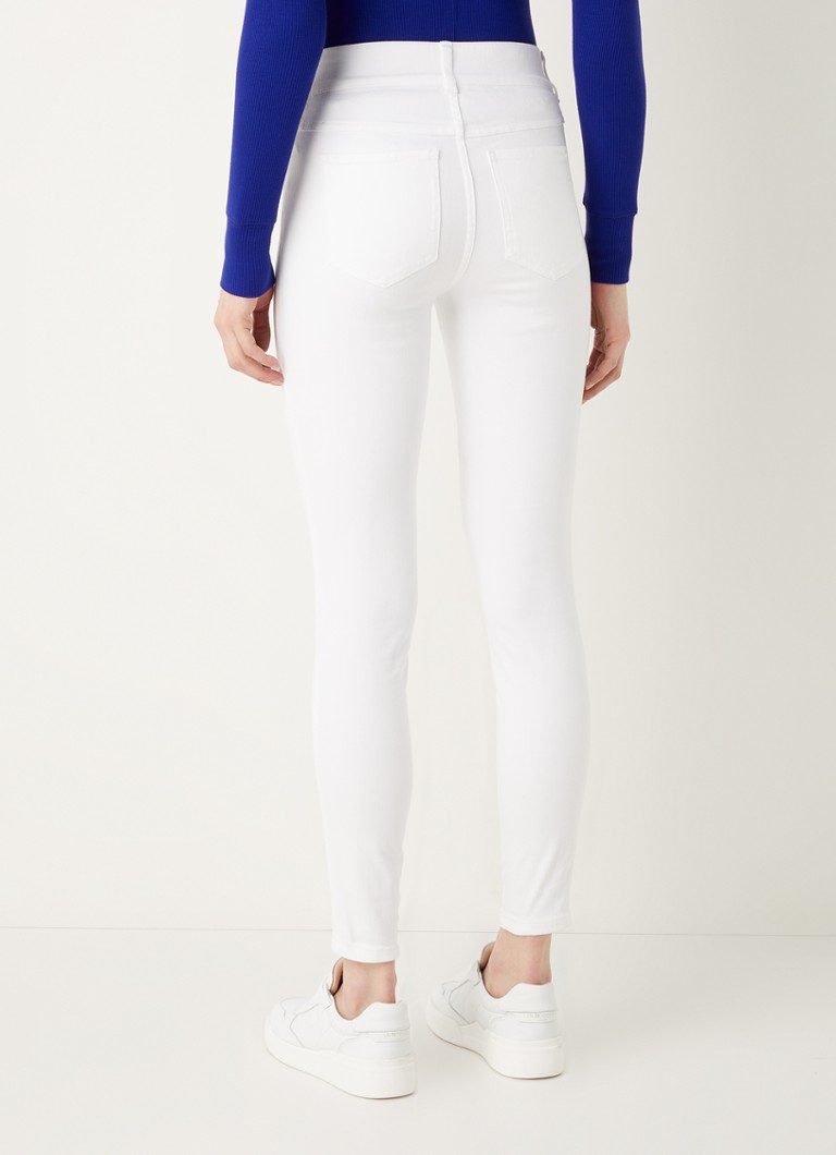 SPAN Høy midje Skinny Fit Cropped Denim Leggings