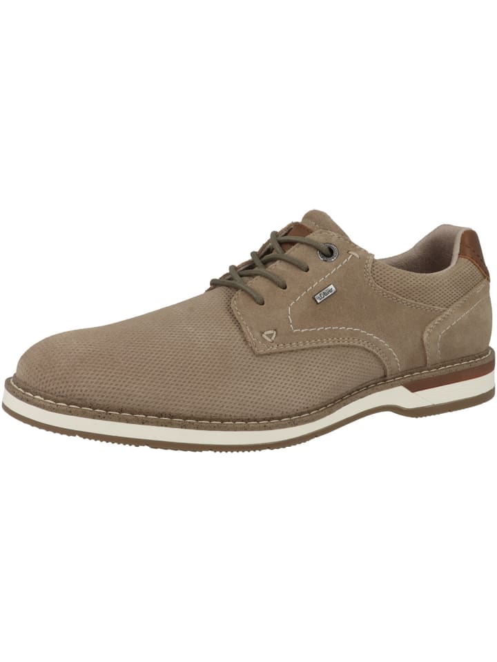 s.Oliver BLACK LABEL Schnürschuhe 5-13212-44 in beige günstig kaufen