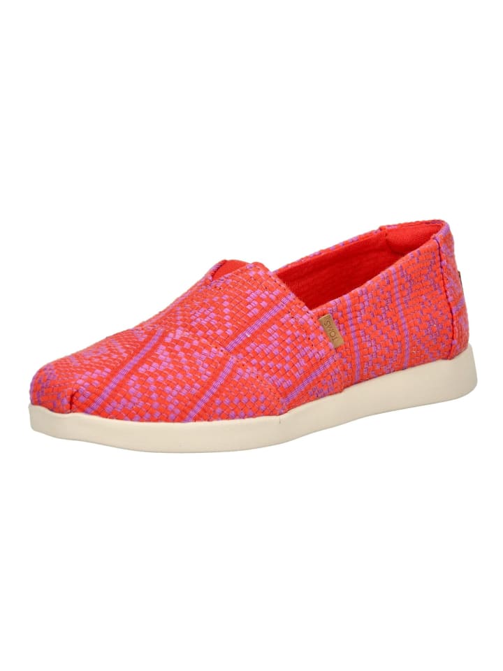 TOMS Slipper in Rot günstig kaufen