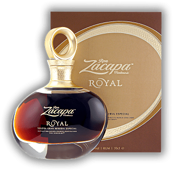 Zacapa Royal Solera Gran Reserva Especial Zacapa Royal Solera Gran Reserva Especial Ein außergewöhnlich komplexer und luxuriöser Ultra-Premium-Rum - die neuste Kreation von Masterblenderin Lorena Vasquez. 0,7	 Liter - Vol 45%